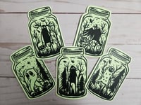 Image 2 of Glow in the Dark Cryptid Jar Pack 1
