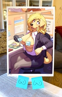 Image 3 of "No Bra Mondays" Signed Print