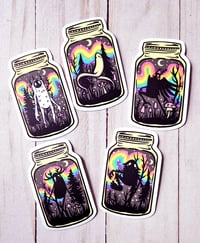 Rainbow Cryptid Jars 1 Sticker Pack