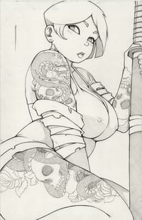 ROSE ORIGINAL ART SIGNED