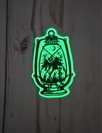 Image 1 of Glow in the Dark Mothman Sticker