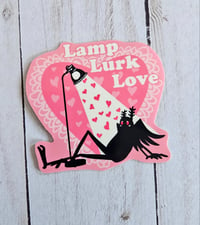 Lamp Lurk Love Vday Mothman sticker