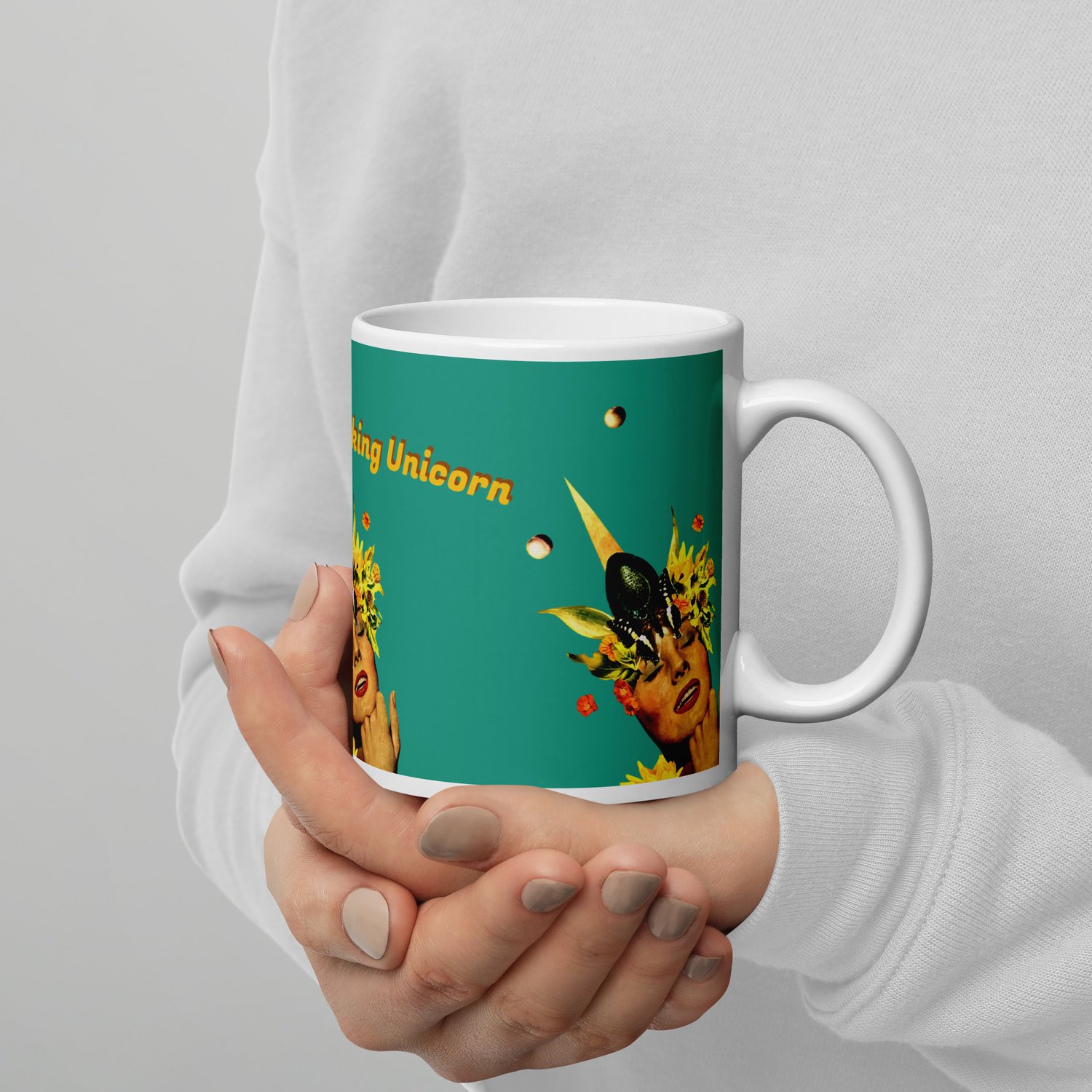 Image of I'm a Magical Fkn Unicorn - Inspirational - 11 oz White Glossy Mug
