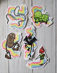 Image 1 of Rainbow Cryptid Sticker Pack