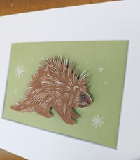 Image 2 of Cut paper porcupine