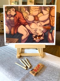 Image 3 of "Office Retreat 2" Signed Print