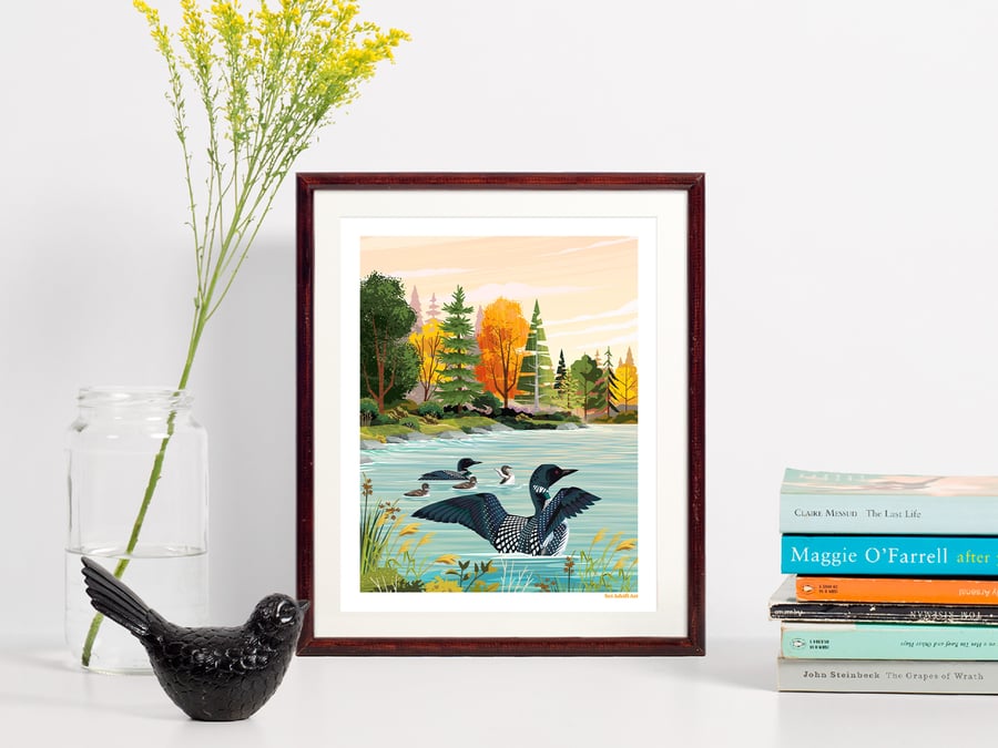 Image of Loons on the Lake