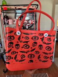 Image 2 of Pumpkins 🎃 Large Halloween bogg bag 