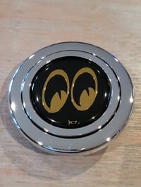 Image 4 of Chrome Mooneyes Horn Button 