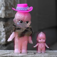 Image 4 of HTSG Art Show Exclusive Glow in the Dark 4.5" Large & 2'' Mini Resin Double Cast Figures