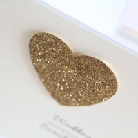 Image 2 of Handmade Wedding Card. Personalised Wedding Card. 