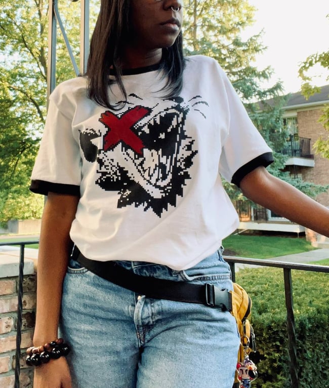 X OPOSSUM - Ringer Tee