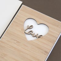 Image 4 of Love Card. Anniversary Card. Engagement Card. Wedding Card.