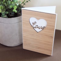 Image 9 of Love Card. Anniversary Card. Engagement Card. Wedding Card.
