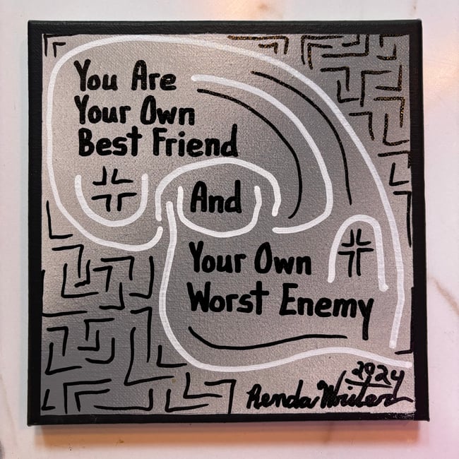 You Are… • 8” x 8” Canvas Original