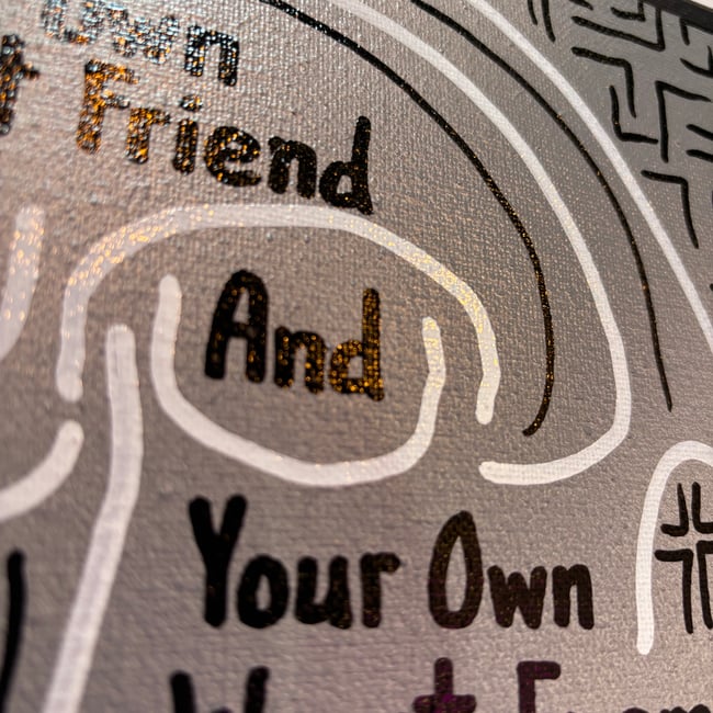 You Are… • 8” x 8” Canvas Original