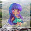 3” Higurashi No NaKu Koro Ni Glitter Epoxy Charms