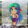 3” Higurashi No NaKu Koro Ni Glitter Epoxy Charms