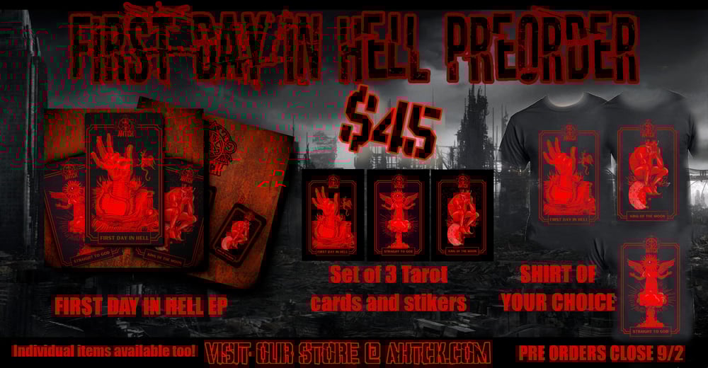 Image of First Day In Hell EP - Preorder WASTELAND PICKUP