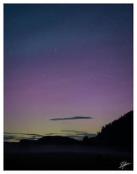 PRINT: STARRY AURORA NIGHT