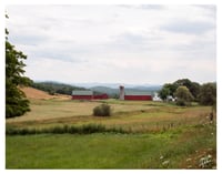 Image 1 of PRINT: VERMONT BARN