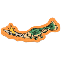 Image 1 of Fish Knife Sticker