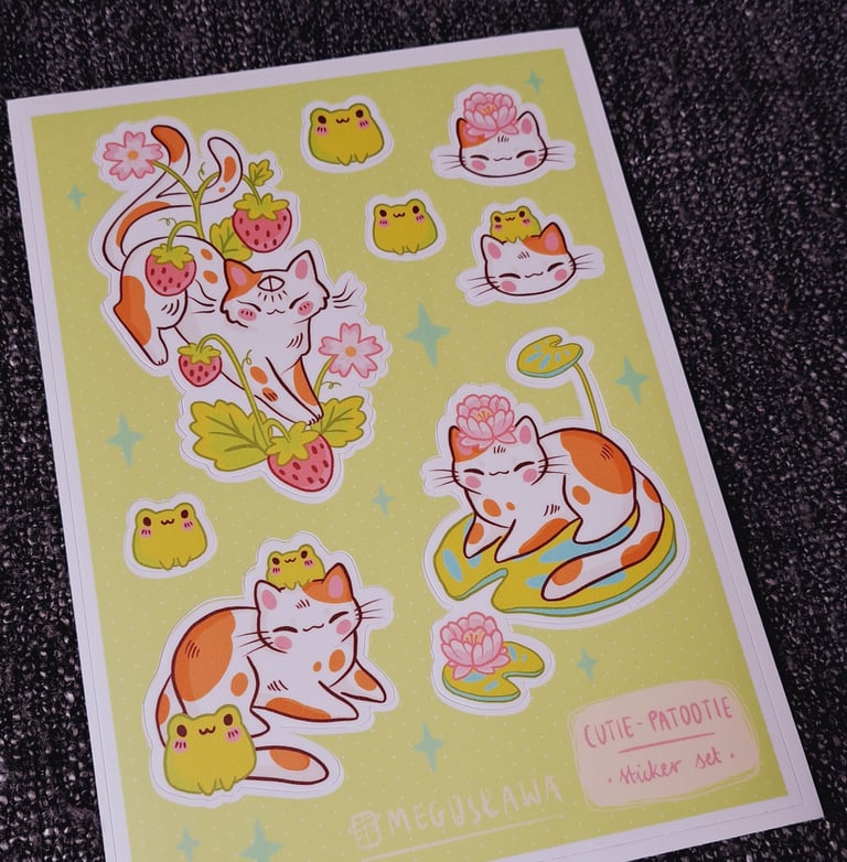 Cutie-patootie - vinyl sticker set Image 3