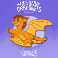 Image 2 of Sunny 1.5" Enamel Pin (Destiny Dragonets)