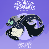 Image 2 of Starflight 1.5" Enamel Pin (Destiny Dragonets)