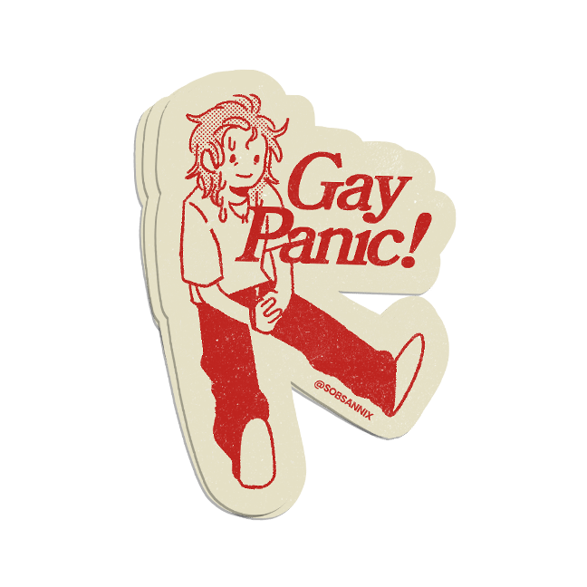 Gay Panic! Sticker