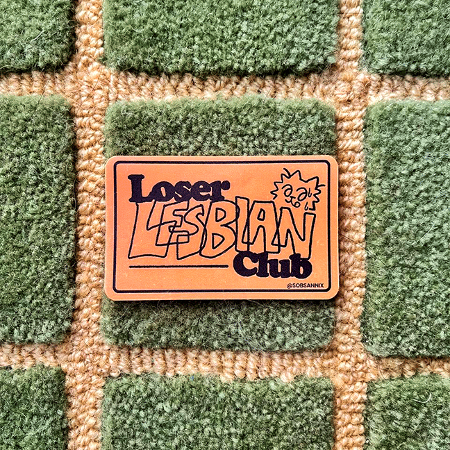 Loser Lesbian Club Sticker