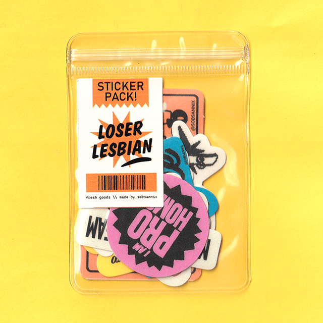 Loser Lesbian Sticker Pack