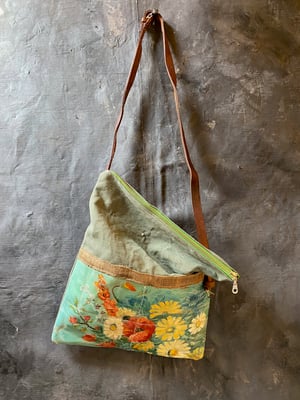 Image of one of a kind painting bag - daisly II