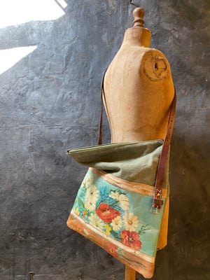 Image of one of a kind painting bag - daisly II