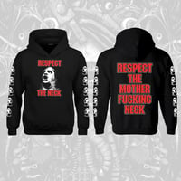 RESPECT THE NECK PULLOVER HOODED SWEATSHIRT