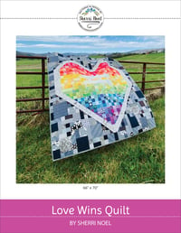 Image 1 of #LoveWins Quilt Pattern