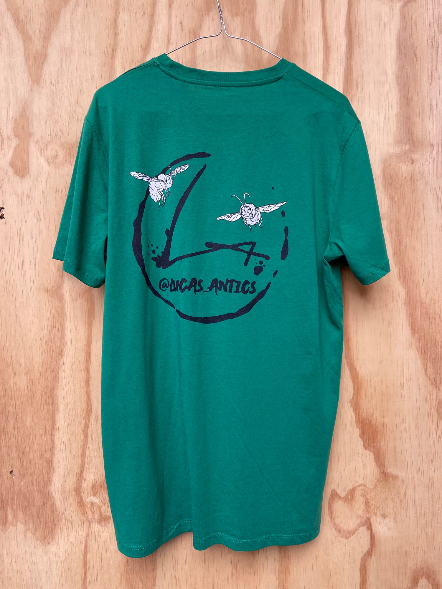 Image of No Paint No Gain Organic Cotton T-Shirt Green