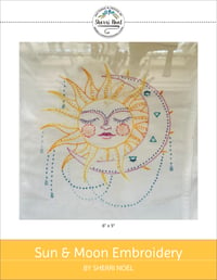 Image 1 of Sun and Moon embroidery design