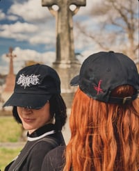 HOT GOTH CAP WHITE 