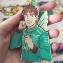 3D F1 Drivers Charms