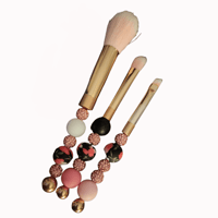 Beaded Makeup Brush Set