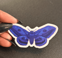 Image 2 of Metamorphose Moth Sticker