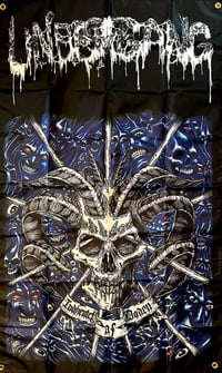Image 2 of Undergang " Indhentet af døden ' Banner /  Flag / Tapestry