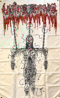 Image 2 of Undergang " Hanging Corpse "  Flag tapestry banner