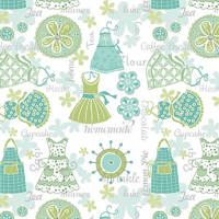 Image 5 of KITCHEN LOVE 10" Square Pack 42 pc by Cherry Guidry for Contempo of Benartex