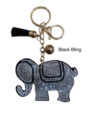 Image 6 of Elephant Key Chain/ Charm (Multi Color Options)