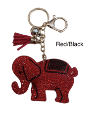 Image 2 of Elephant Key Chain/ Charm (Multi Color Options)