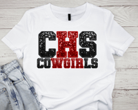 Image 2 of Cliff Cowgirls Sequin Design Tee