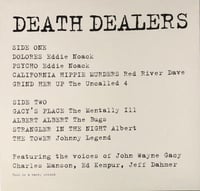 Image 2 of VA - DEATH DEALERS (LP)
