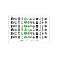 Image 6 of BEETLE JUICE 3 HALLOWEEN NAIL DECALS 